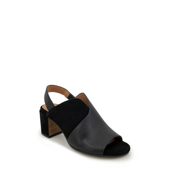 Gentle Souls Women's Charlisa Leather Sandals Black - Picture 1 of 1